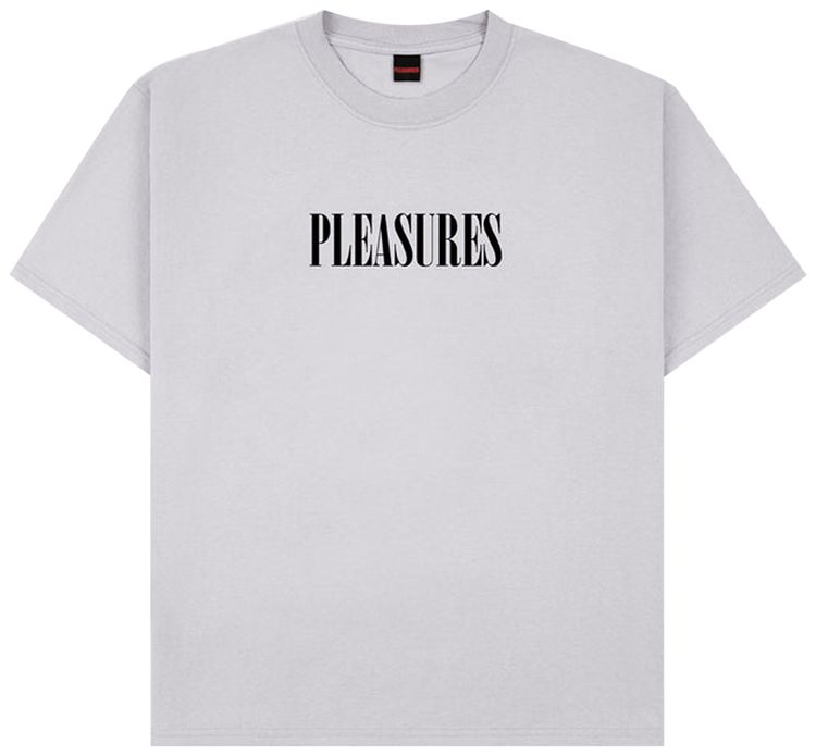 Pleasures Exhibition T Shirt Silver