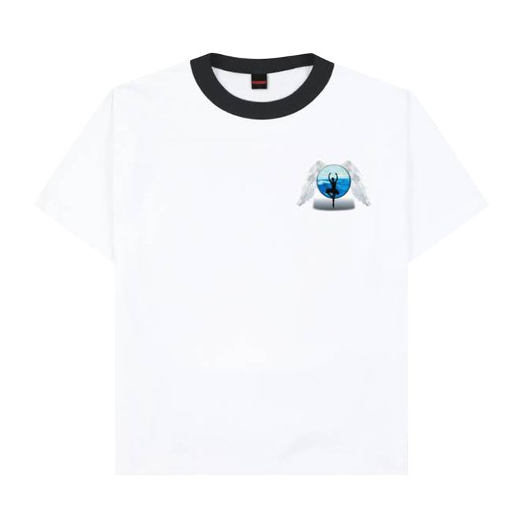 Pleasures Angel Place Ringer T Shirt White