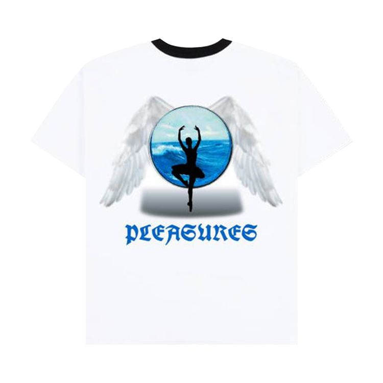 Pleasures Angel Place Ringer T Shirt White