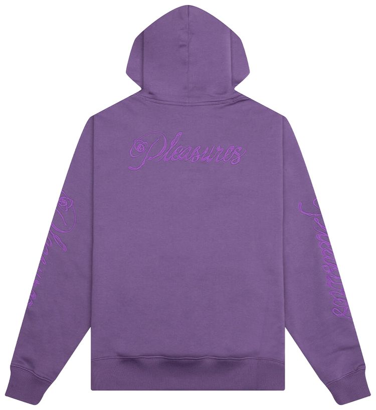 Pleasures Scrawl Hoodie Eggplant