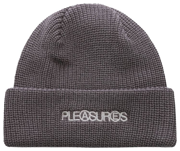 Pleasures Zine Beanie Charcoal
