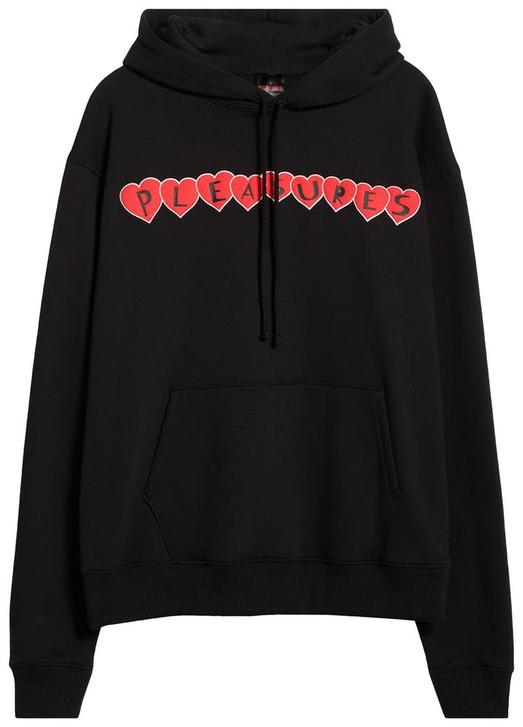 Pleasures Grin Hoodie Black