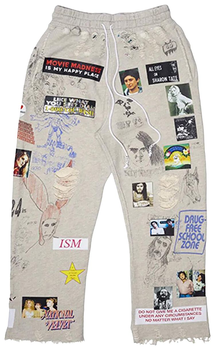 Paly Hollywood Movie Madness Sweatpant Heather Grey