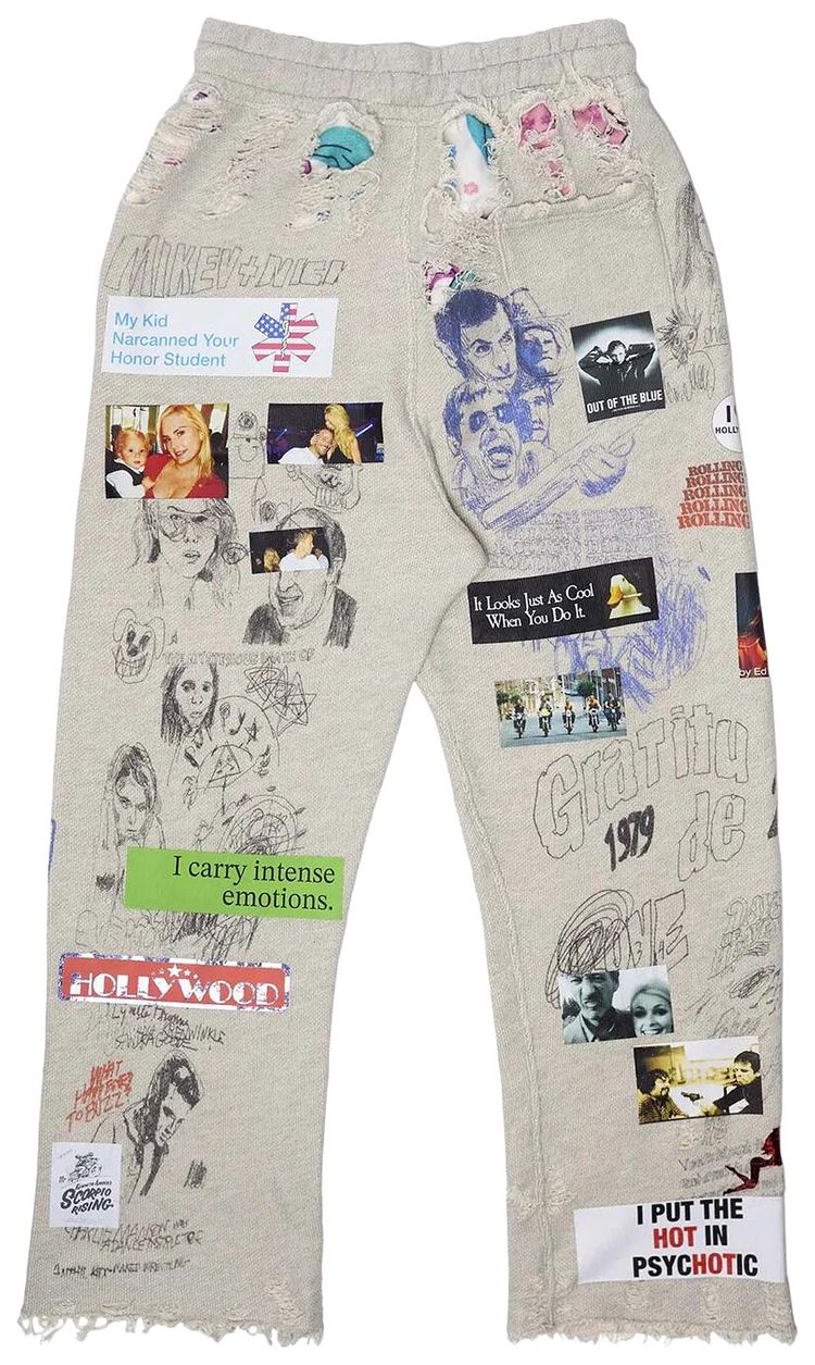 Paly Hollywood Movie Madness Sweatpant Heather Grey