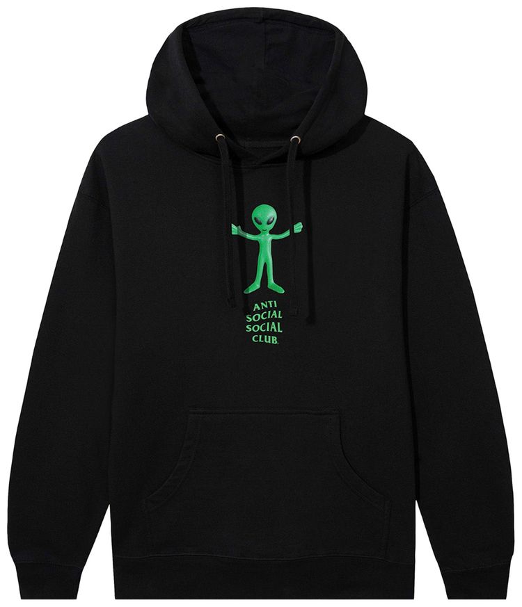 Anti Social Social Club Alien Hoodie Black
