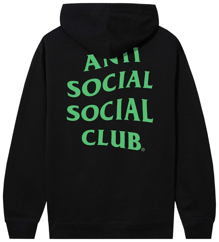 Anti Social Social Club Alien Hoodie Black