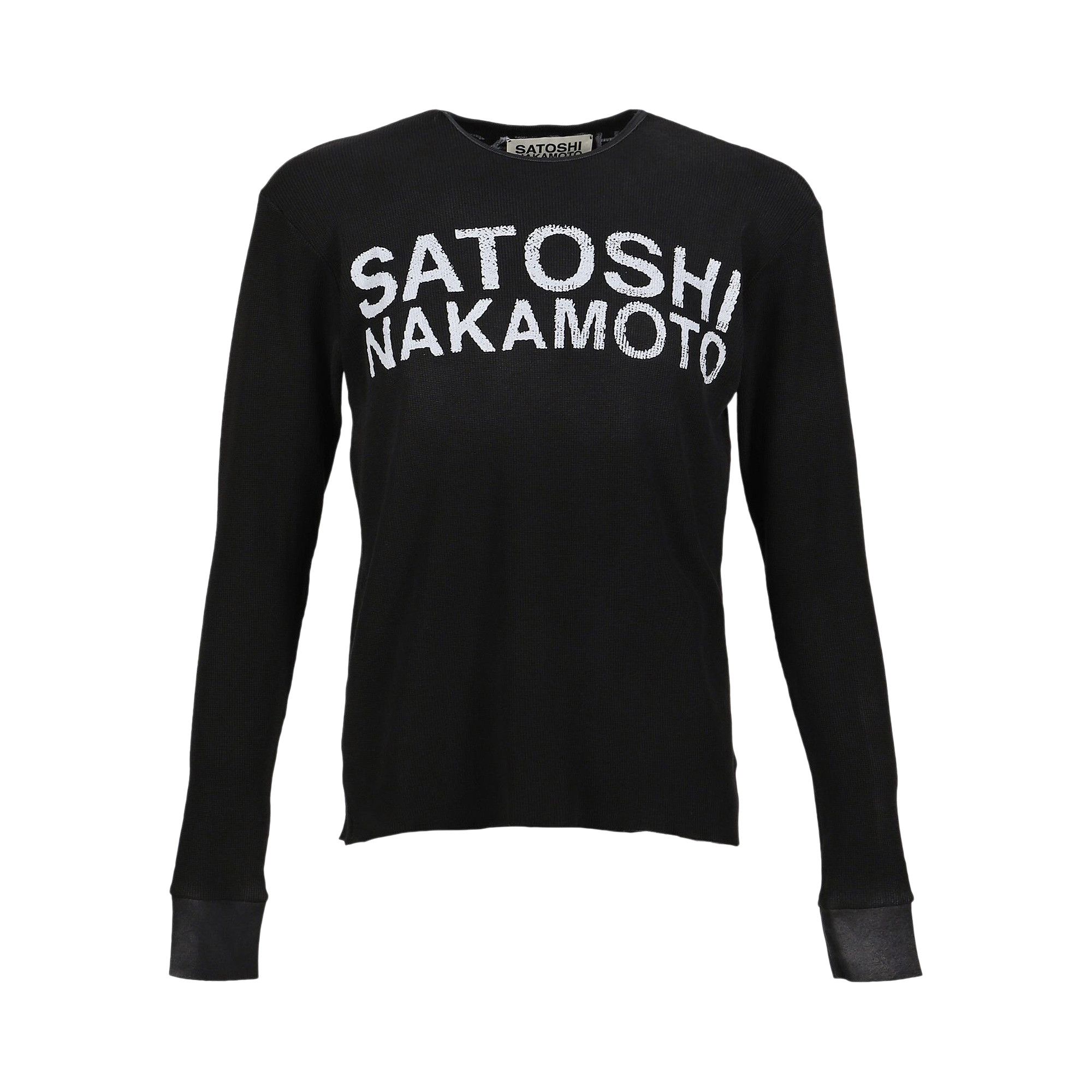 Buy Satoshi Nakamoto Logo Thermal 'Washed Black' - FW25LS001 | GOAT