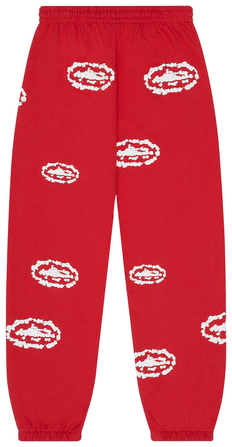 Denim Tears x Cortiez Island Wreath Sweatpants Red