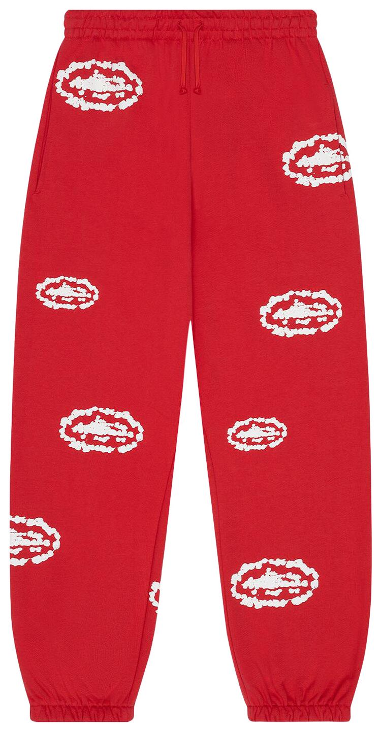 Denim Tears x Cortiez Island Wreath Sweatpants Red