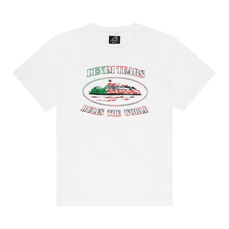 Denim Tears x Cortiez Cortears Og Alcatraz Tee White