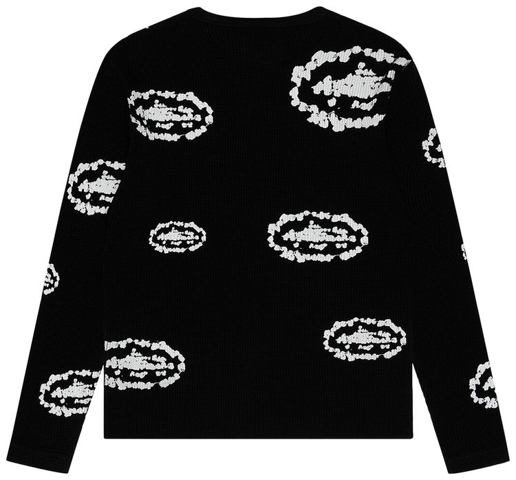Denim Tears x Cortiez Island Wreath Waffle Thermal Black
