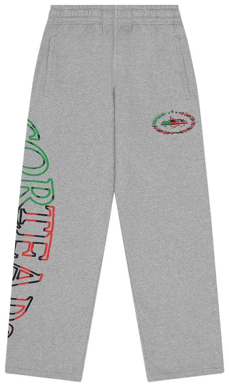 Denim Tears x Cortiez Cortears Royale Open Hem Sweatpants Grey
