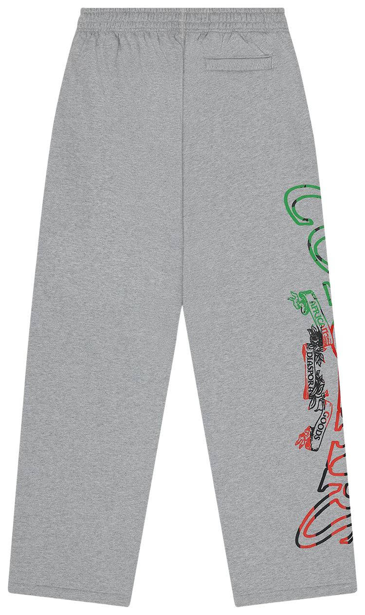 Denim Tears x Cortiez Cortears Royale Open Hem Sweatpants Grey