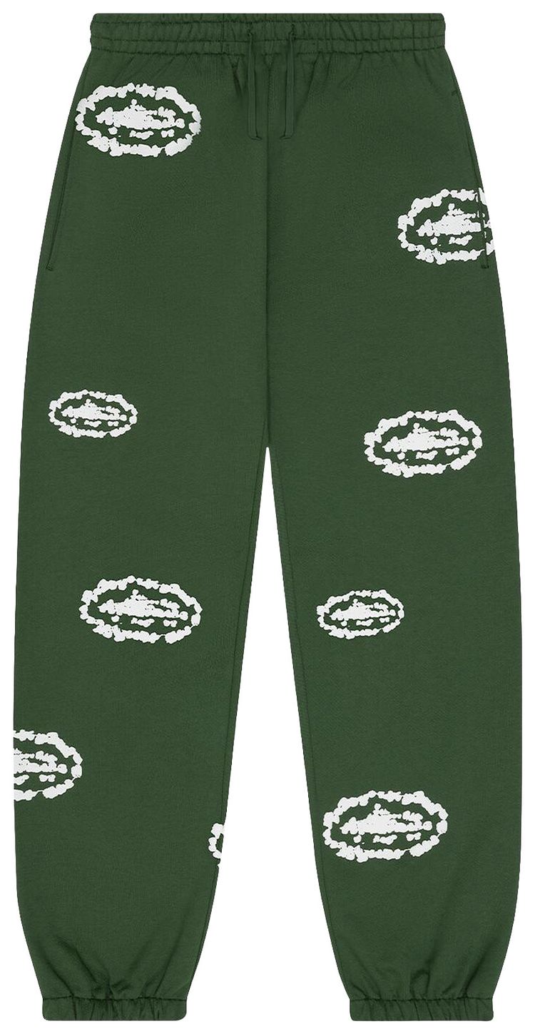 Denim Tears x Cortiez Island Wreath Sweatpants Green