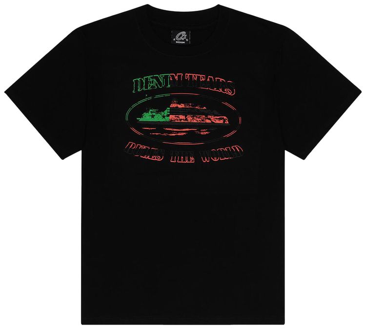 Denim Tears x Cortiez Cortears Og Alcatraz Tee Black