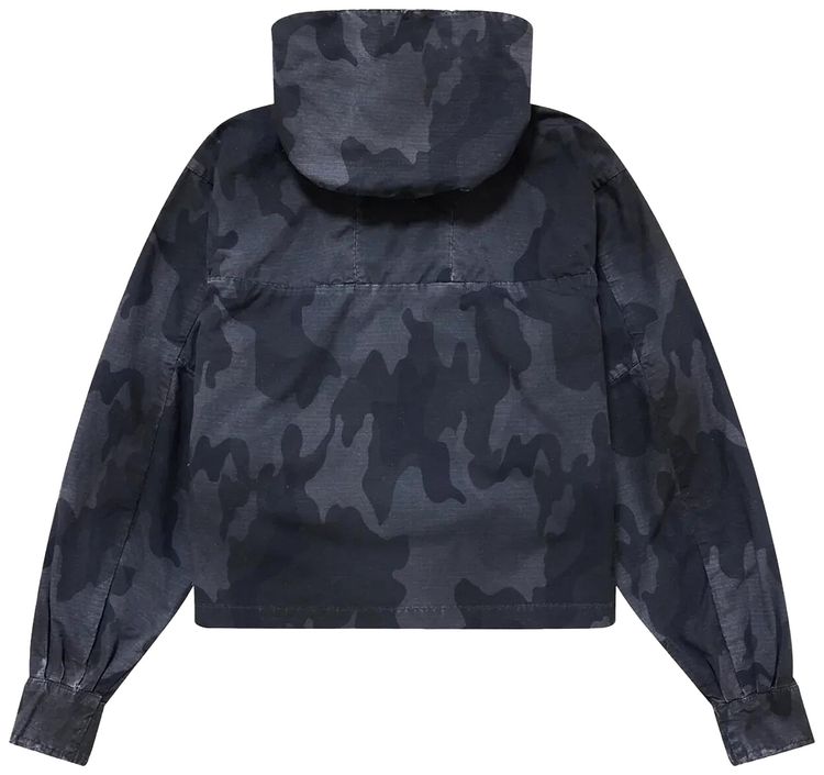 424 Cropped Parka Black