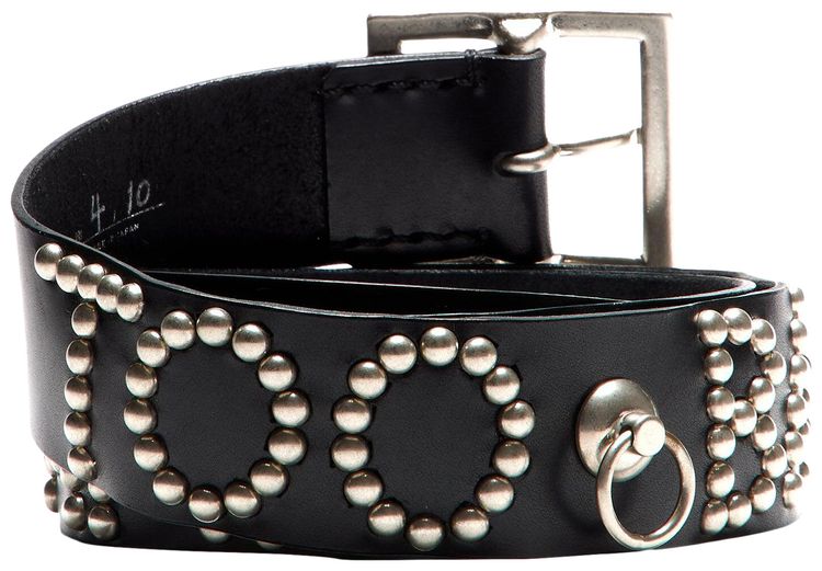 Doublet Too Bad To Handle Studded Belt Black