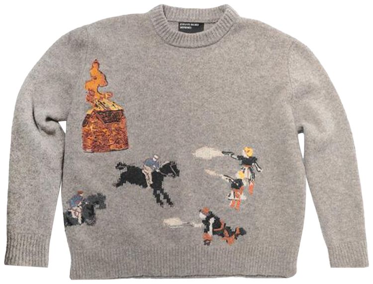 Enfants Riches Deprimes Come Live With Me Sweater Grey