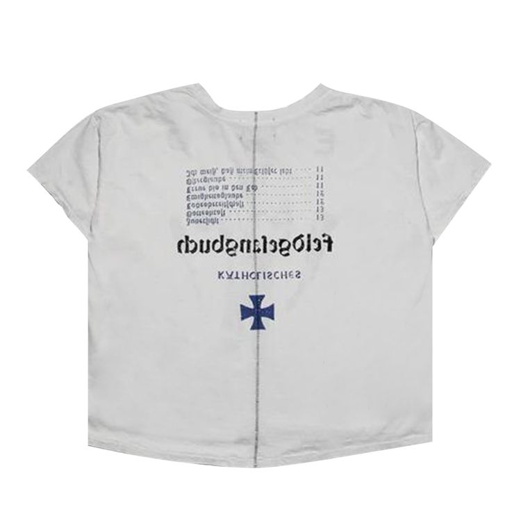 Enfants Riches Deprimes Katholisches Toothbrush T Shirt White