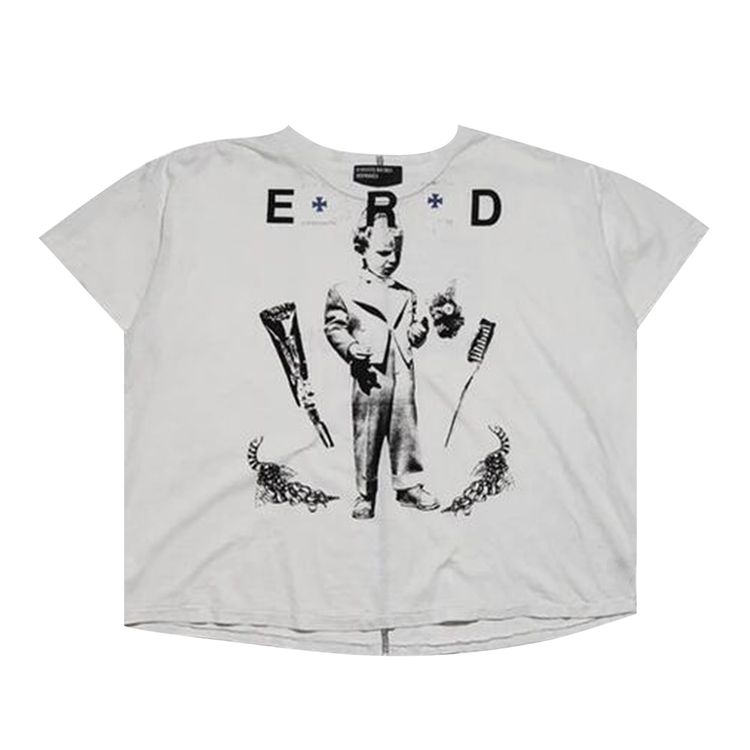 Enfants Riches Deprimes Katholisches Toothbrush T Shirt White