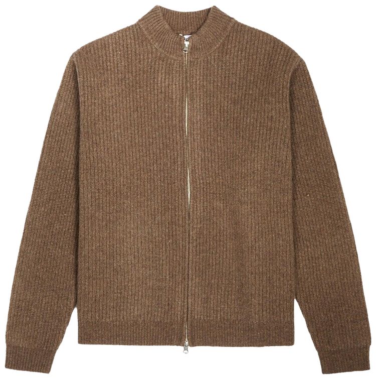 KROST Liv Wool Zip Cardigan Brown