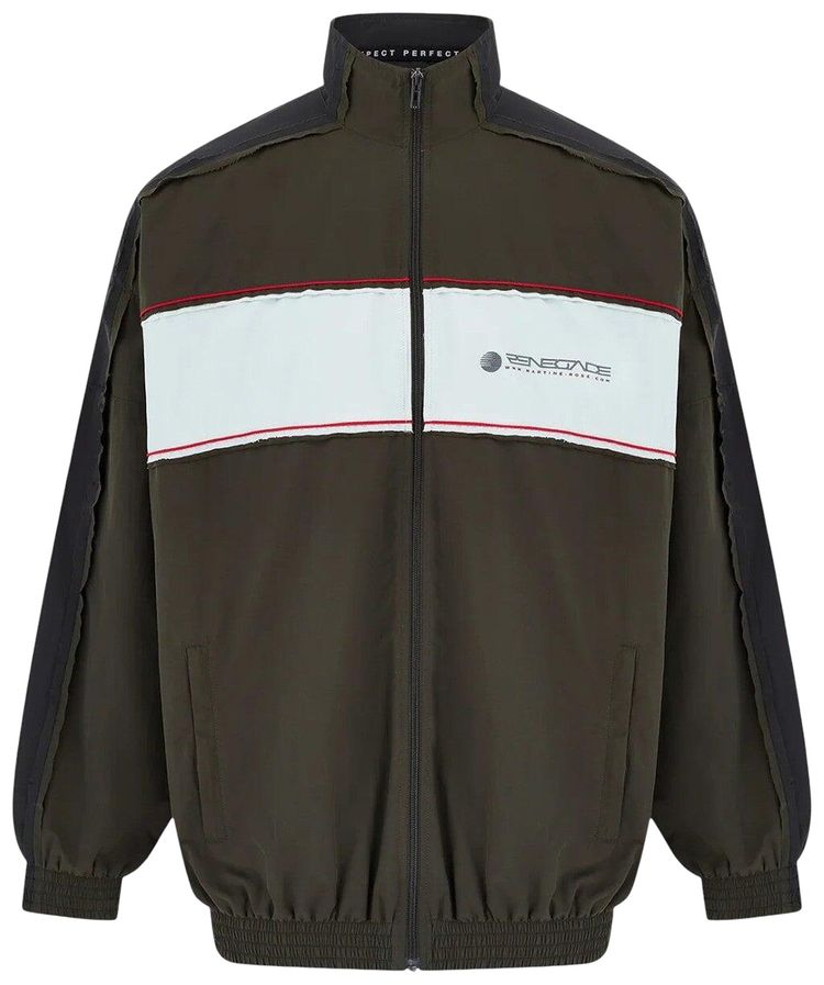 Martine Rose Laye Track Jacket Green