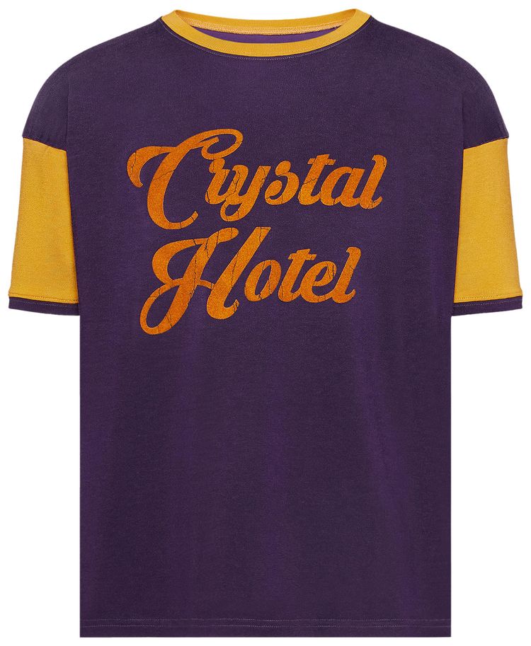 Maison Margiela Crystal Hotel T Shirt Purple