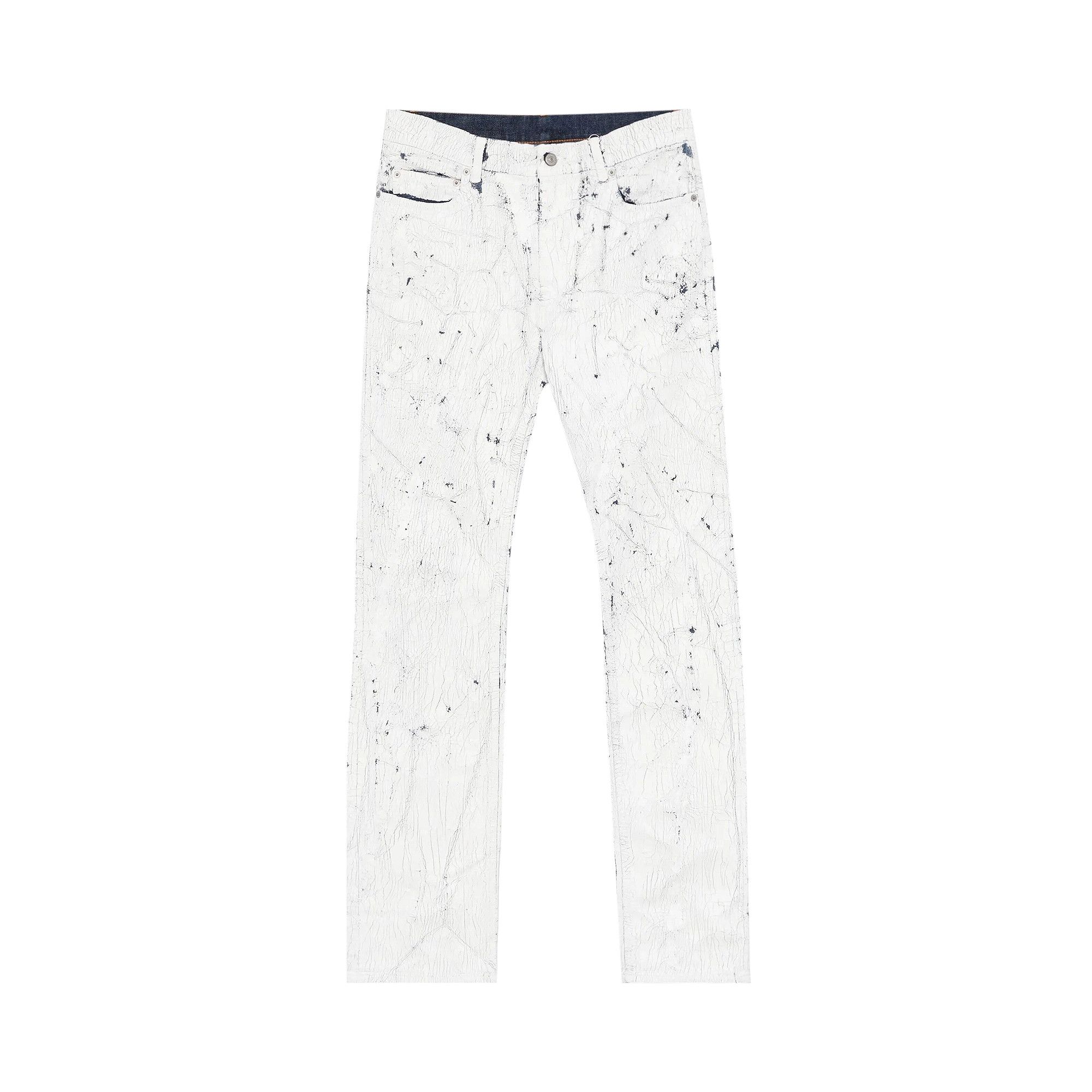 Buy MM6 Maison Margiela Painted Jeans 'White' - SH2LA0018 M30028