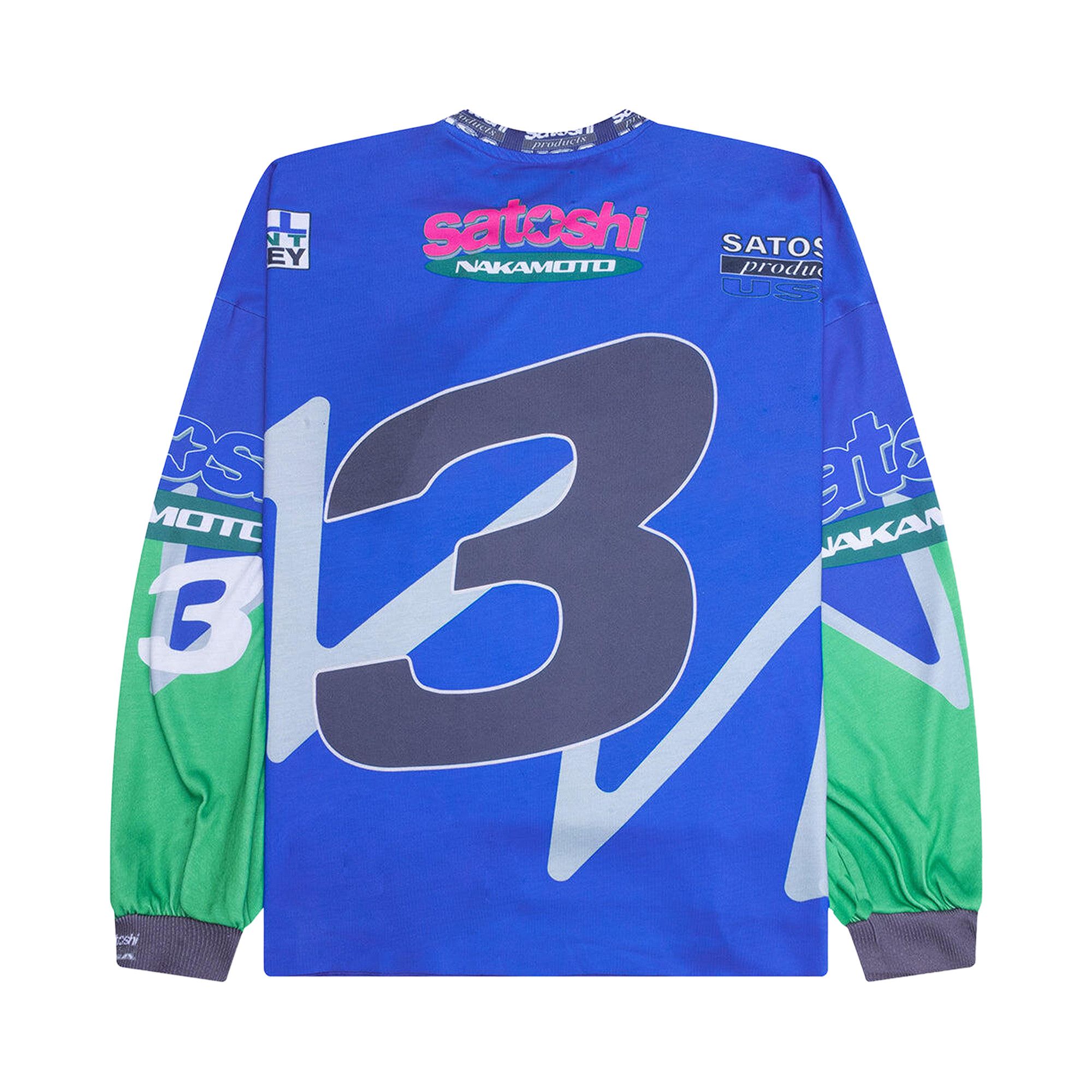 Buy Satoshi Nakamoto Speedway Long-Sleeve 'Blue' - S25LS005 | GOAT