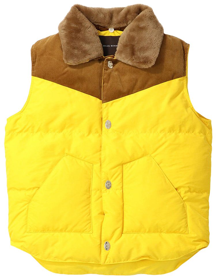 Wales Bonner Brixton Vest Yellow