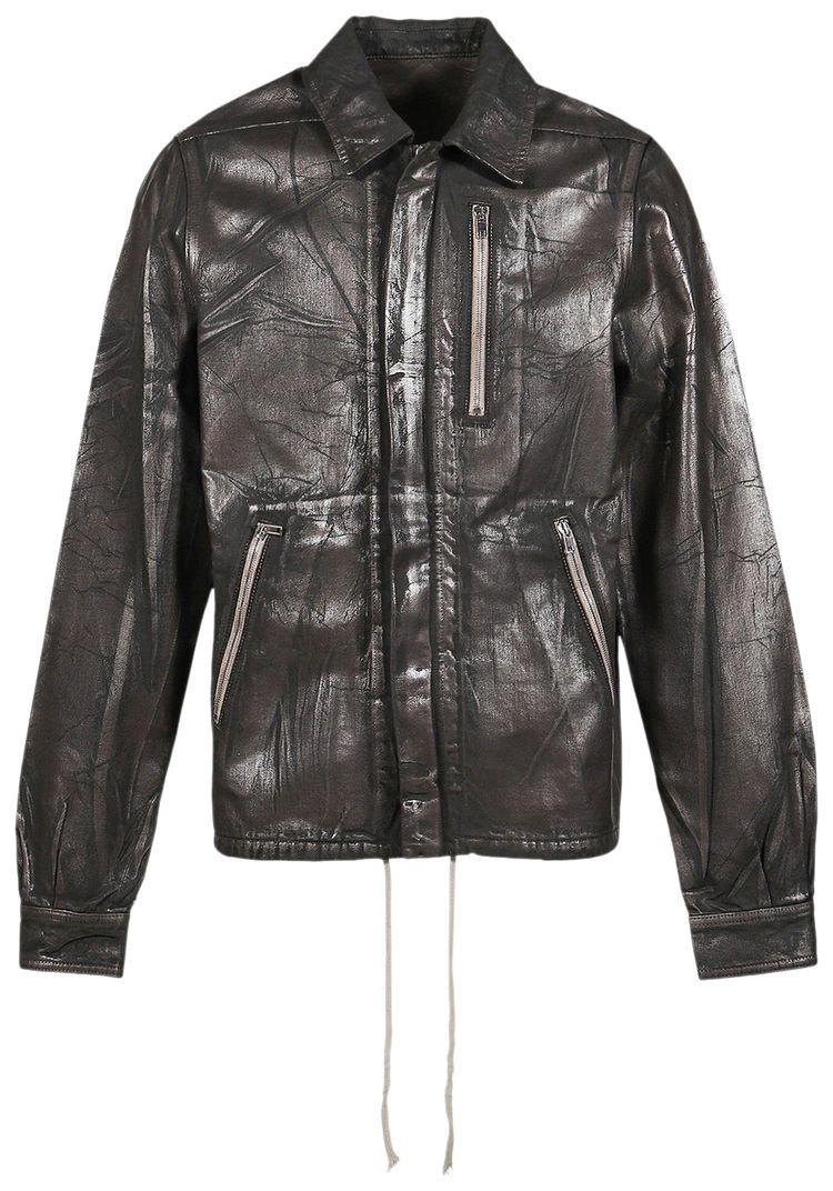 Rick Owens DRKSHDW Concealed Zipfront Jacket Grey