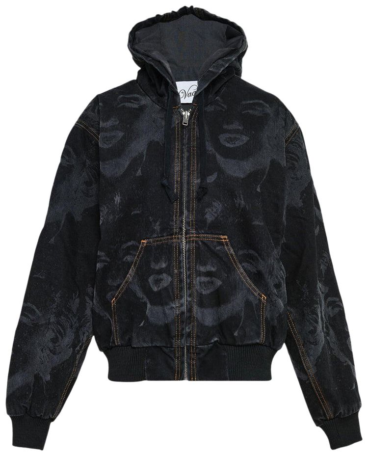 VAQUERA Marilyn Denim Workwear Jacket Black