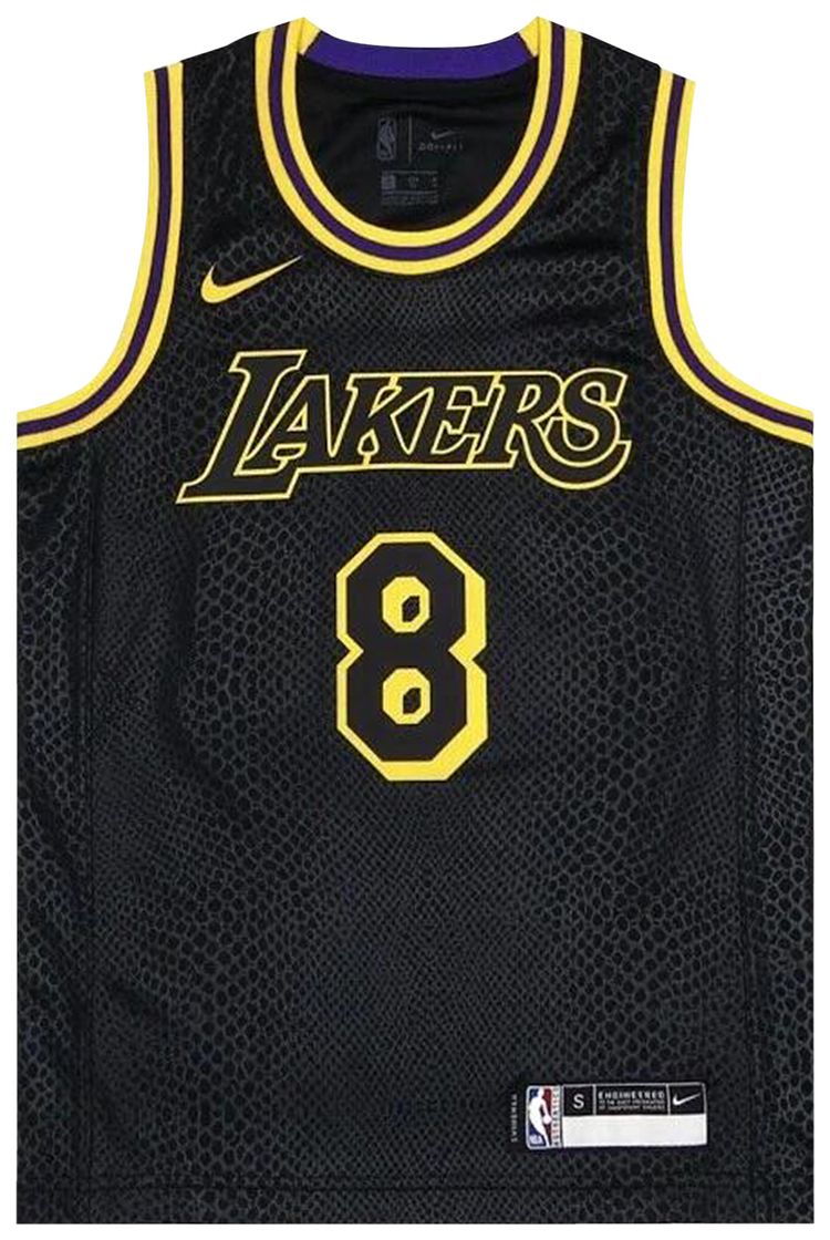 Nike Los Angeles Lakers Kobe Bryant Black Mamba Swingman Jersey BlackGold