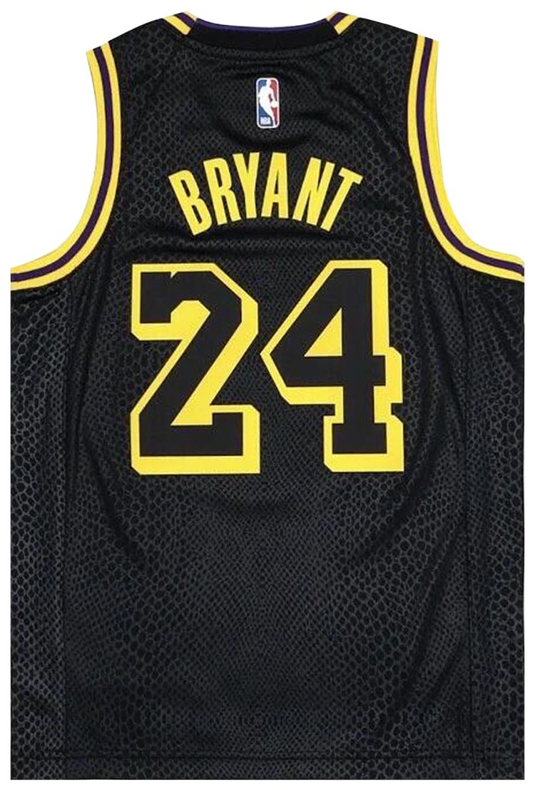 Nike Los Angeles Lakers Kobe Bryant Black Mamba Swingman Jersey BlackGold