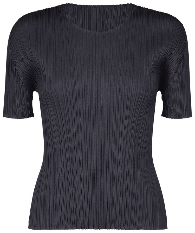 Pleats Please Issey Miyake New Colorful Basics Shirt Navy