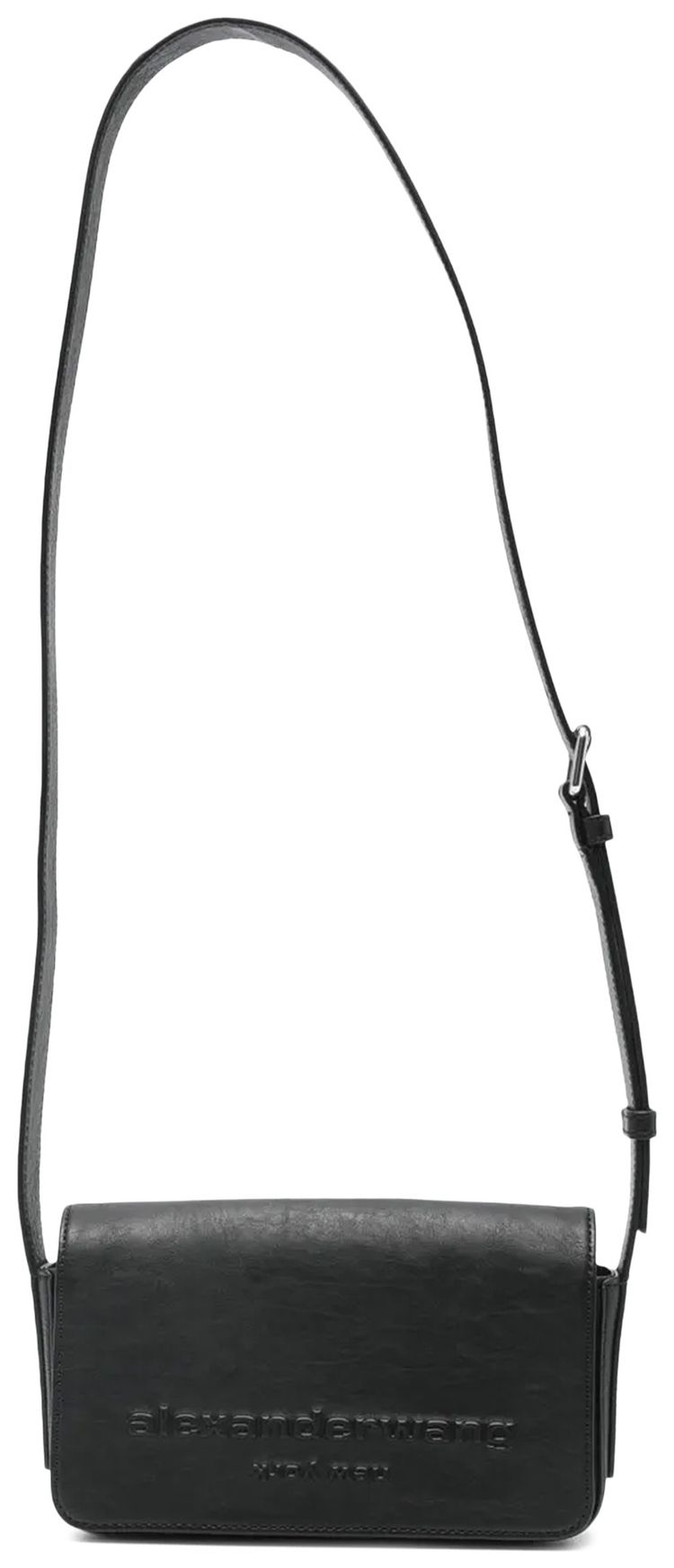 Alexander Wang Punch Flap Crossbody Black