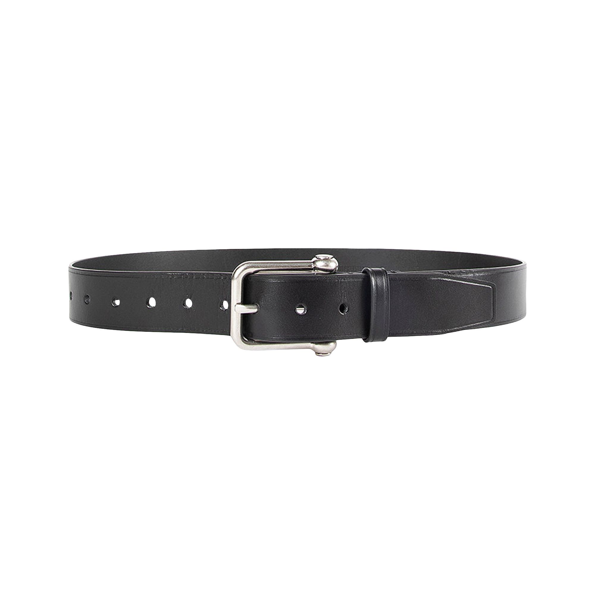 Buy Ann Demeulemeester Marin Archive Buckle Belt 'Black' - 2610 W