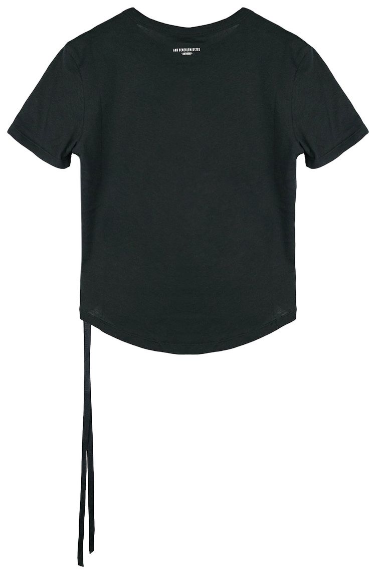 Ann Demeulemeester Hollow Sound Print Floor Micro T Shirt Black