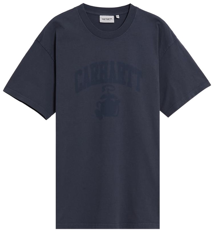 Carhartt WIP Faded Pond Corps T Shirt Deep Night