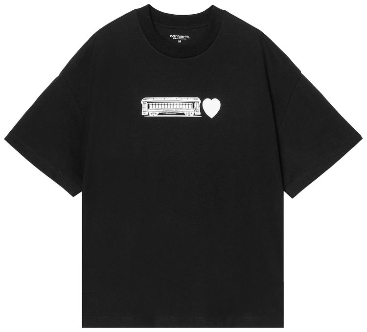Carhartt WIP Short Sleeve Deconstructed Label T Shirt Black