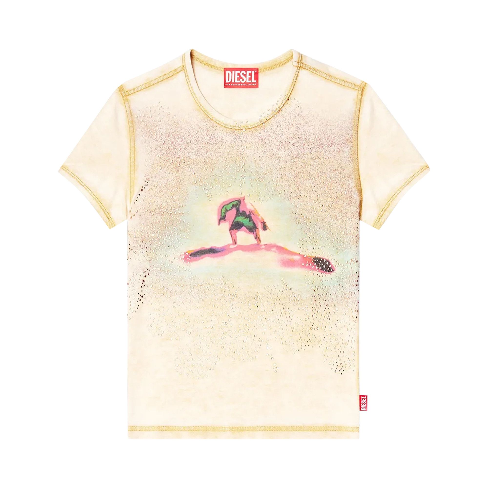 Buy Diesel T-UNCUTIES-LONG-S10 Tank Top 'Cream' - A21826 0PLBQ