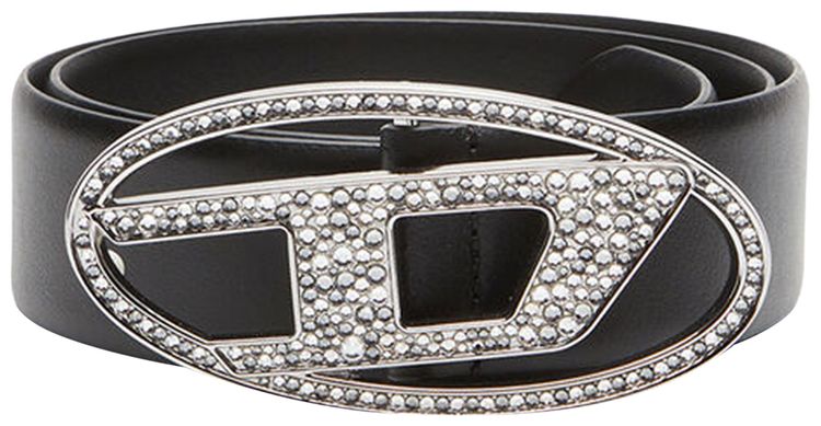 Diesel B 1DR Strass Belt Black