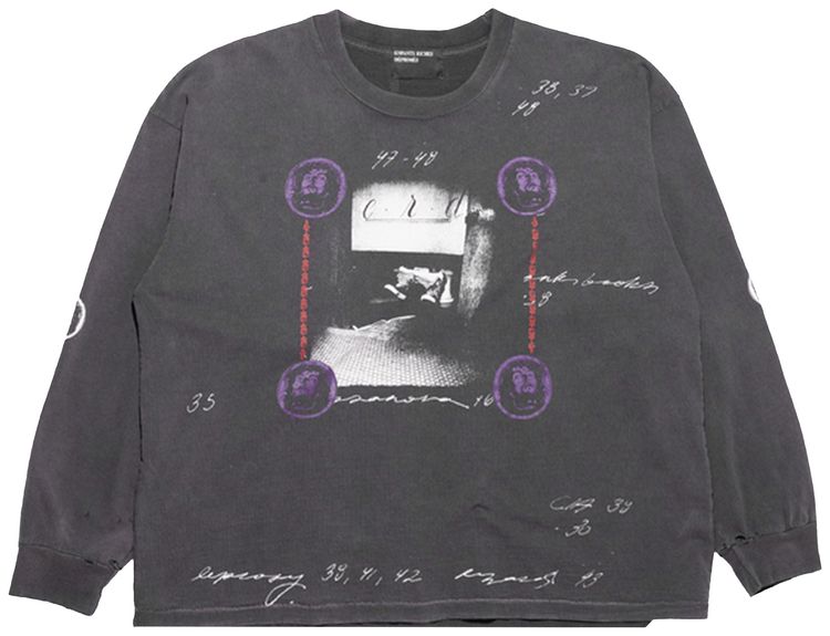 Enfants Riches Deprimes Bathroom Stall Long Sleeve T Shirt Vintage Black