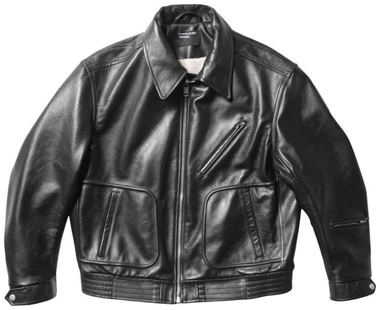 Enfants Riches Deprimes Combattimento Leather Jacket Black