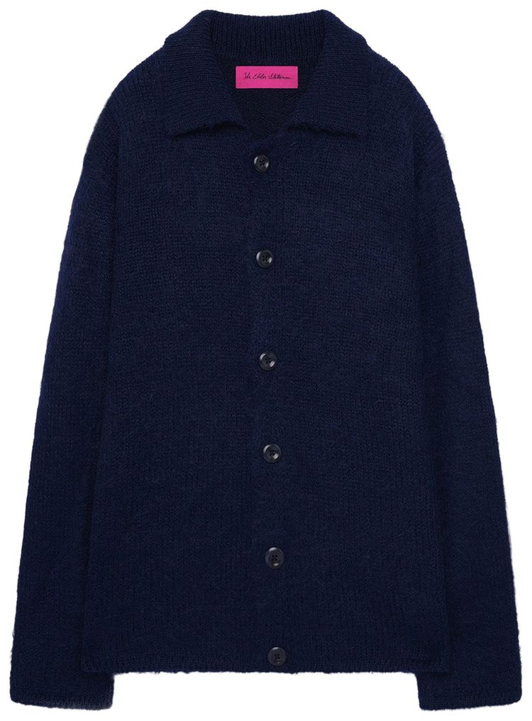 The Elder Statesman Thistle Overshirt Twilight