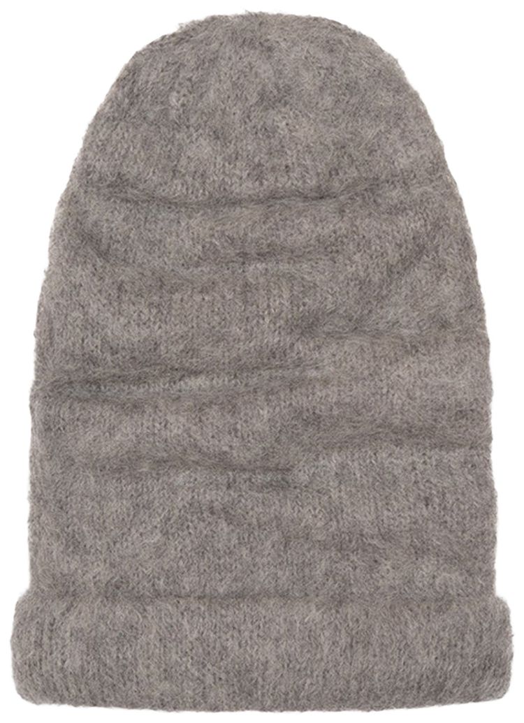 The Elder Statesman Thistle Lenny Beanie Light Heather Grey