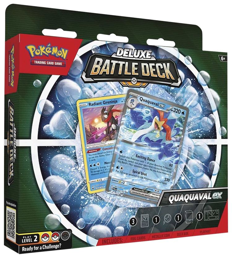 Pokemon Quaquaval ex Deluxe Battle Deck