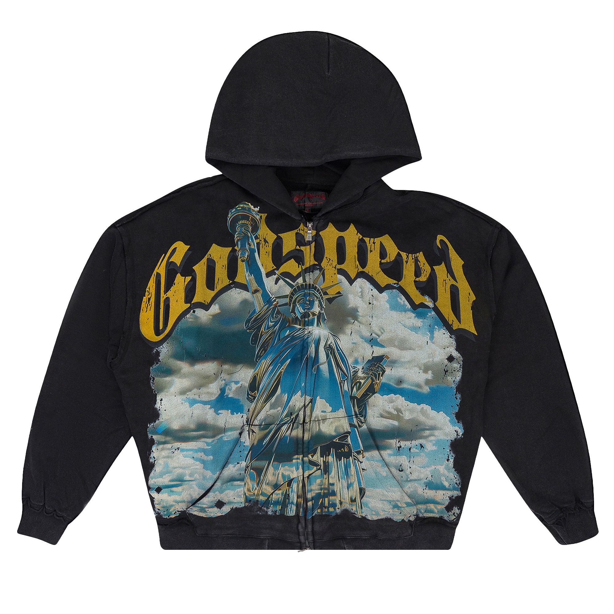 Buy Godspeed Chrome Liberty Zip Hoodie V2 'Black' - 11652