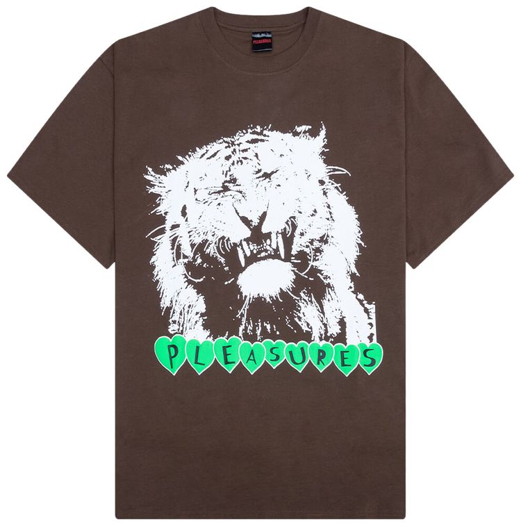 Pleasures Grin T Shirt Brown