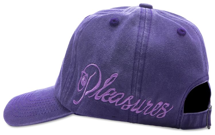 Pleasures Scrawl Polo Cap Eggplant